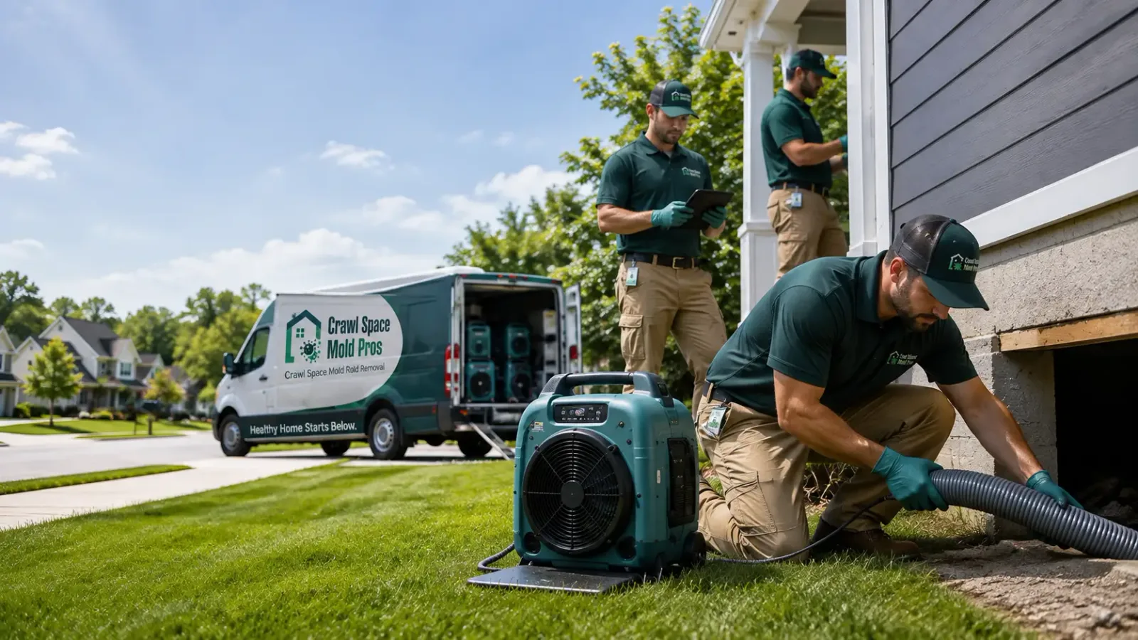 Crawl Space Mold Removal in Madison, SD